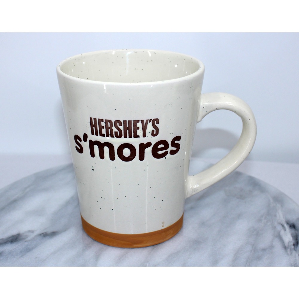 Hershey's S'mores Coffee Mug Galerie Speckled Ceramic Cream Brown 37178